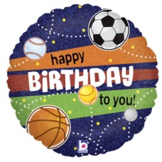 Balloon Happy birthday sports